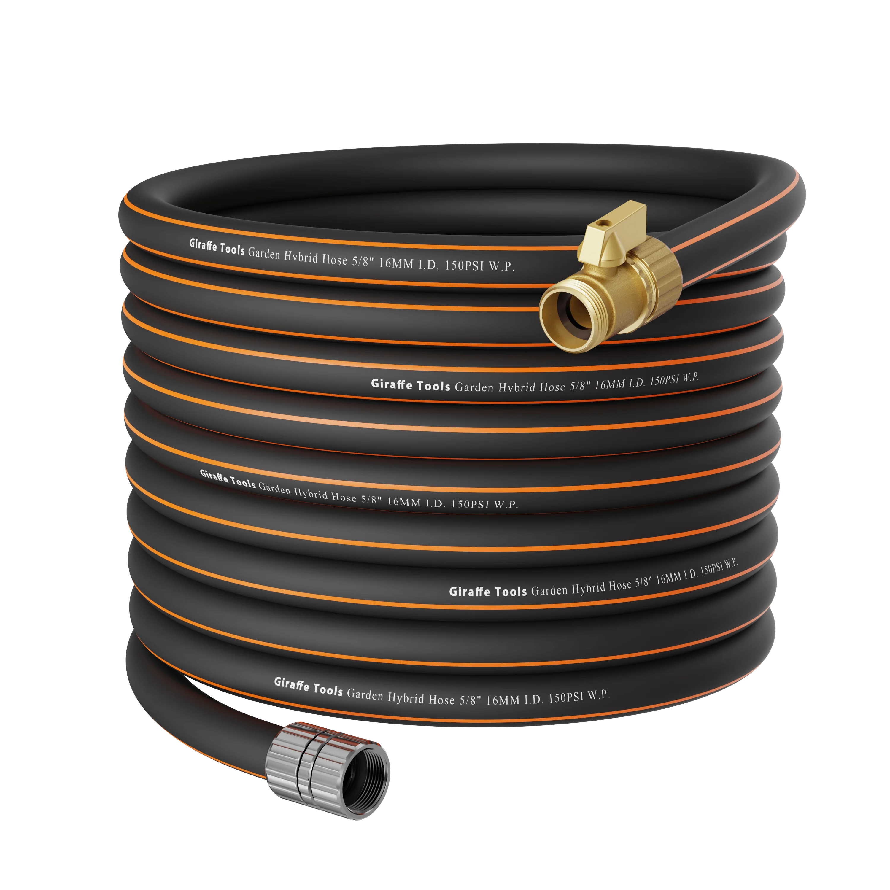 Flexible Garden Hose with Shut off Valve 25ft-100ft - Image 10