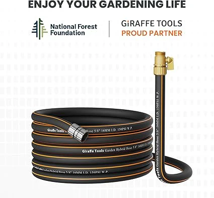 Flexible Garden Hose with Shut off Valve 25ft-100ft - Image 7