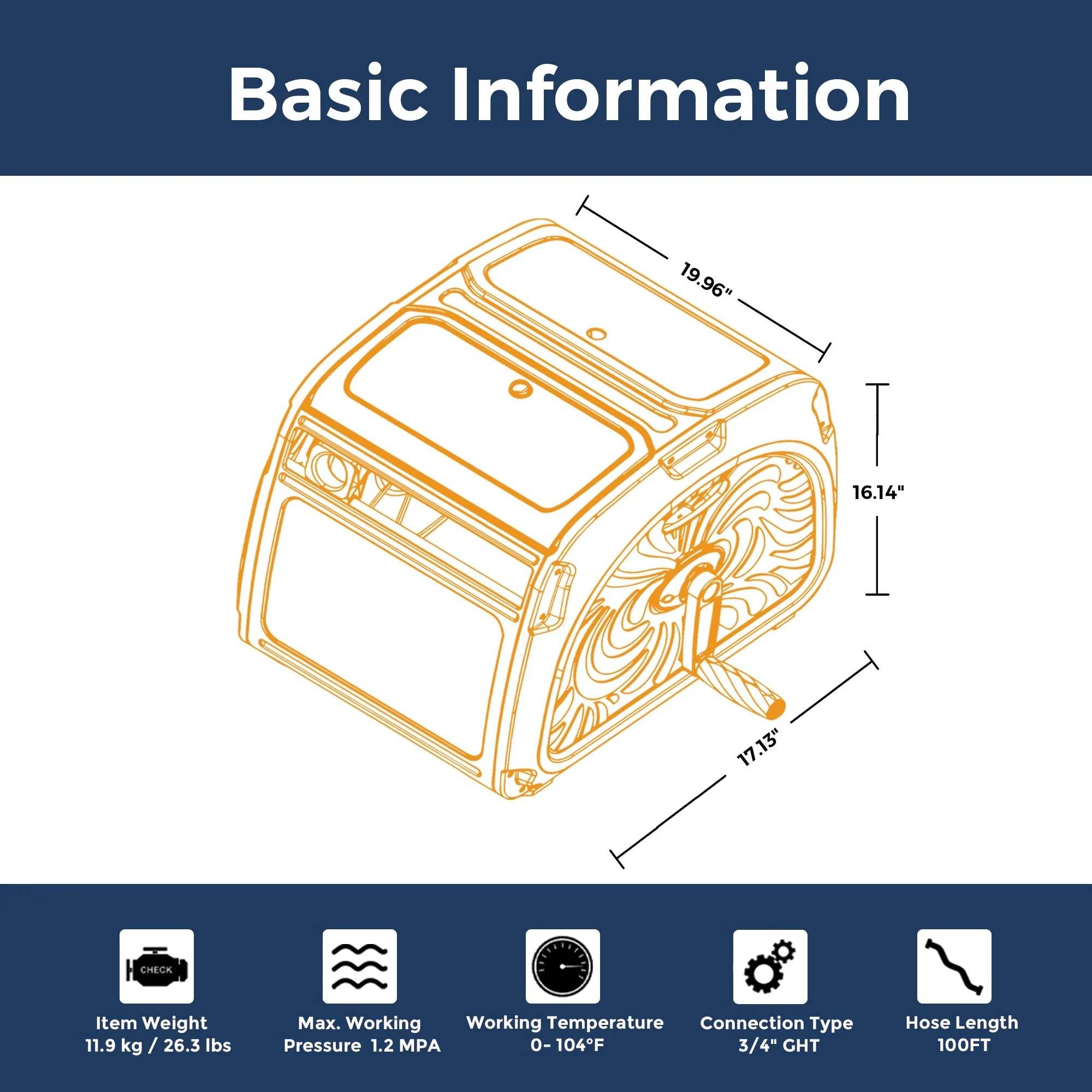 Garden Hose Reel Box-Heavy Duty - Image 7