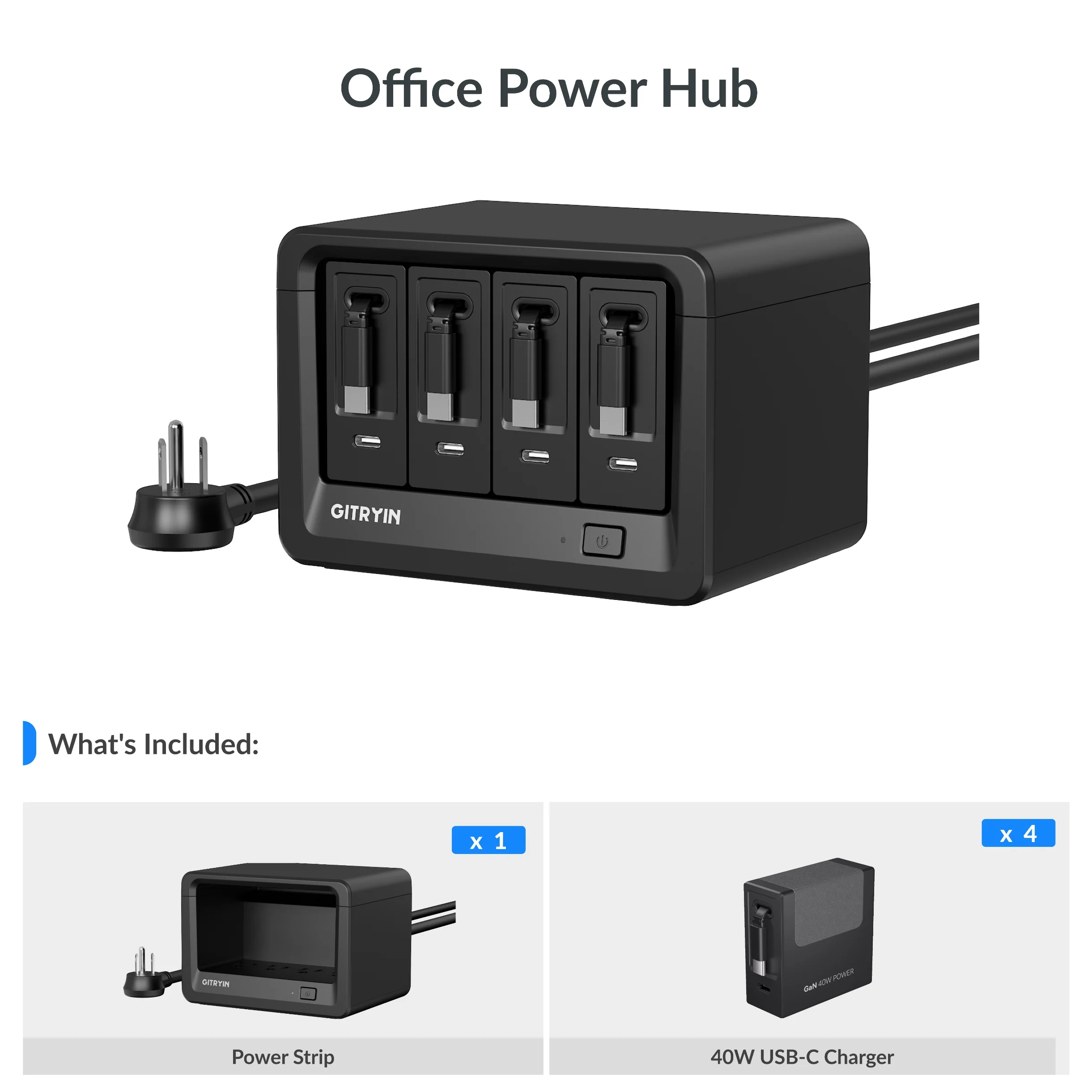Gitryin Desktop Charging Station 12-in-1 (40W Combo) - Image 27