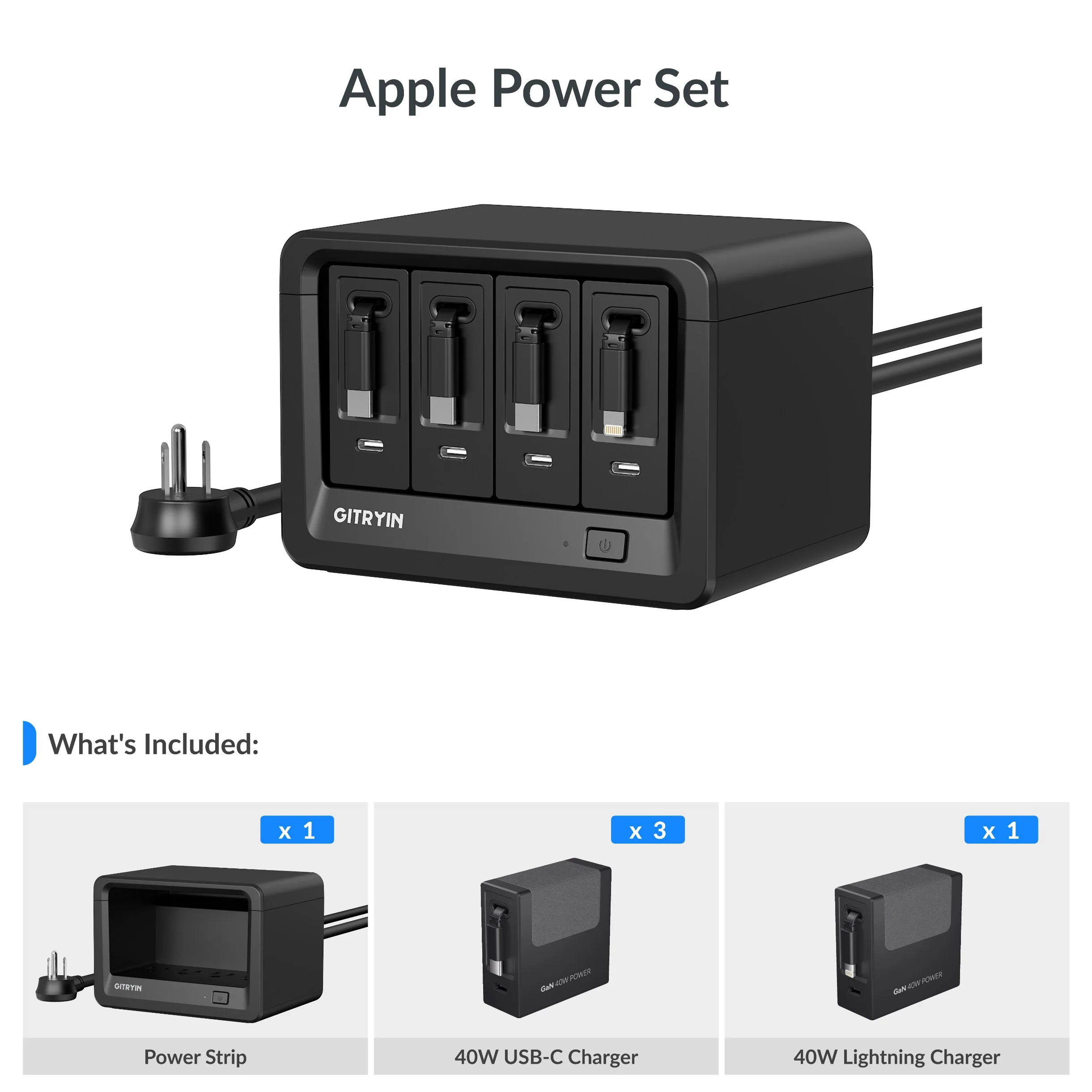 Gitryin Desktop Charging Station 12-in-1 (40W Combo) - Image 28