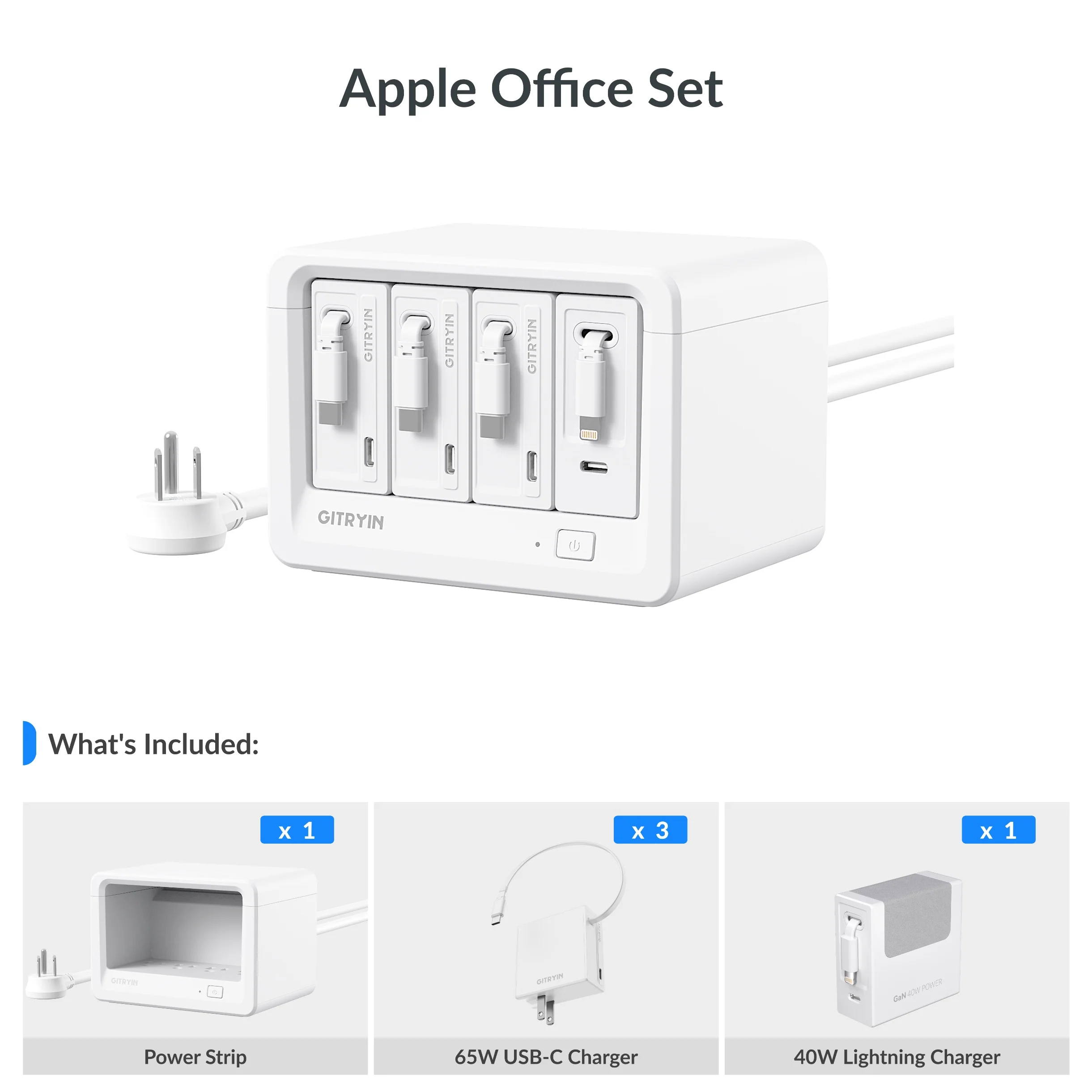 Gitryin Desktop Charging Station 12-in-1 (65W Combo) - Image 14