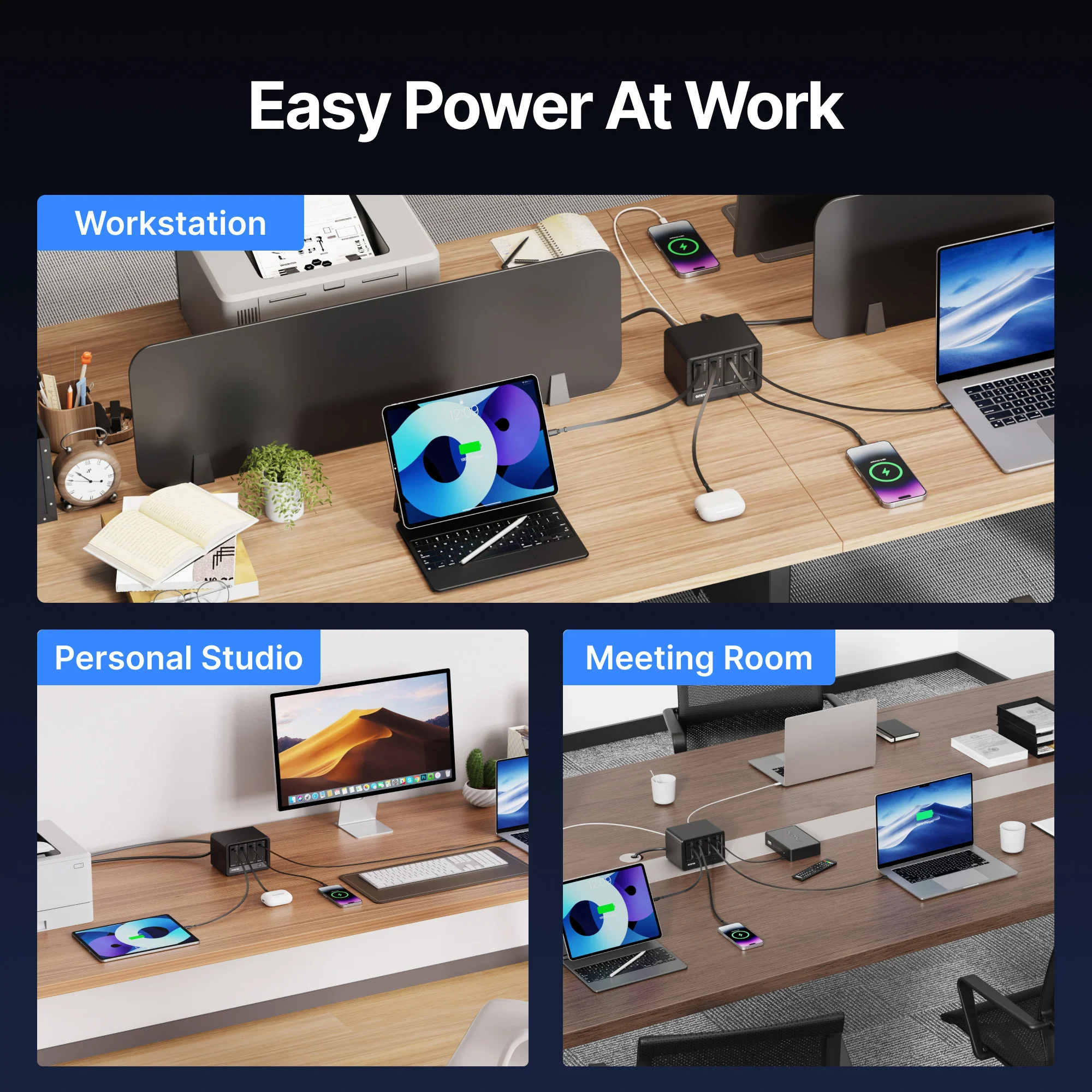 Gitryin Desktop Charging Station 12-in-1 (65W Combo) - Image 24