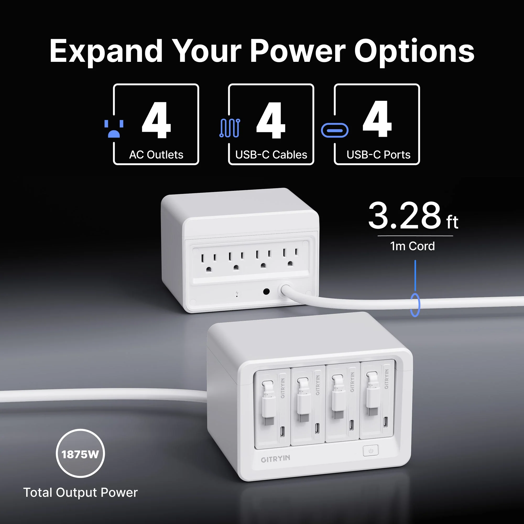 Gitryin Desktop Charging Station 12-in-1 (65W Combo) - Image 4