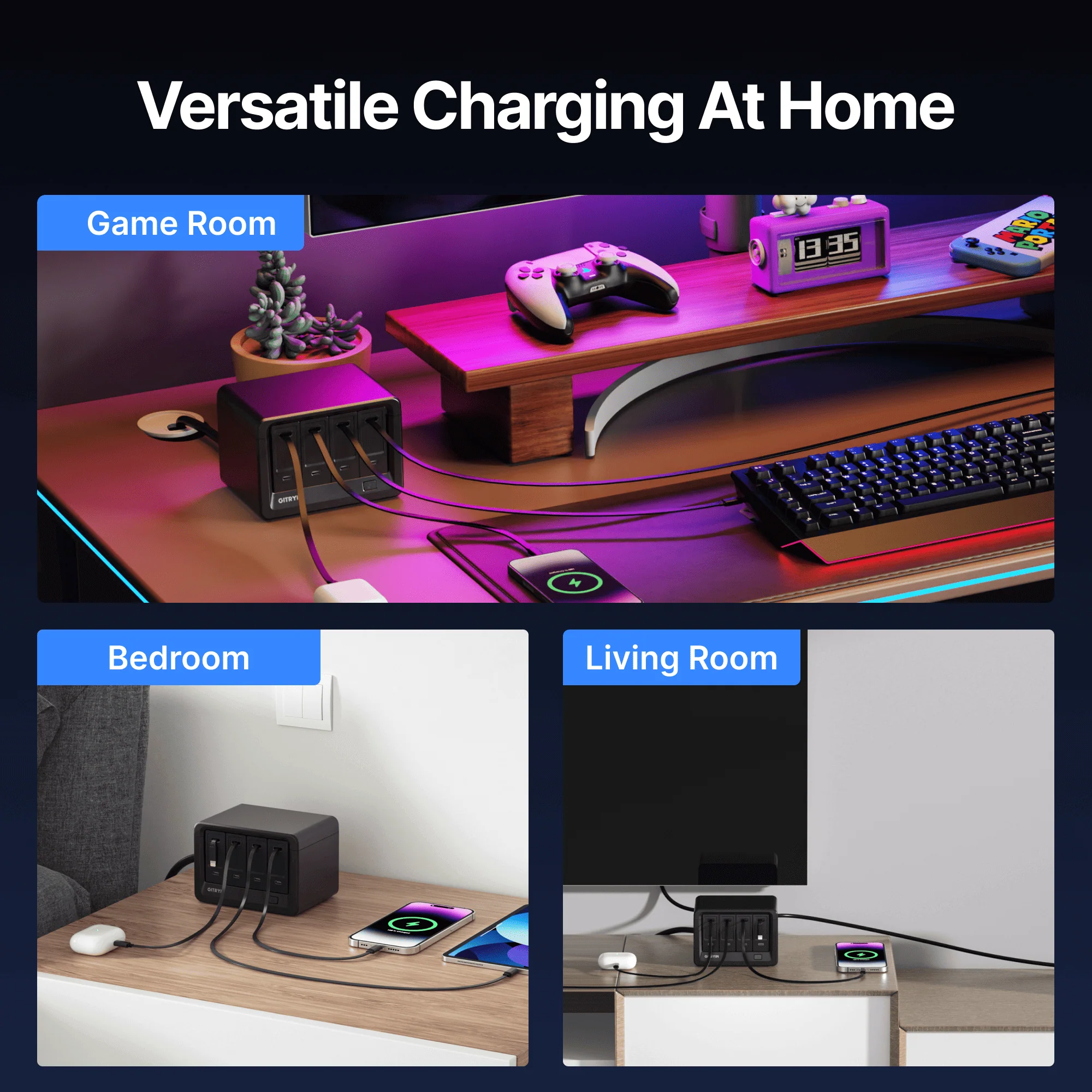 Gitryin Desktop Charging Station 12-in-1  (40W Combo) - Image 12