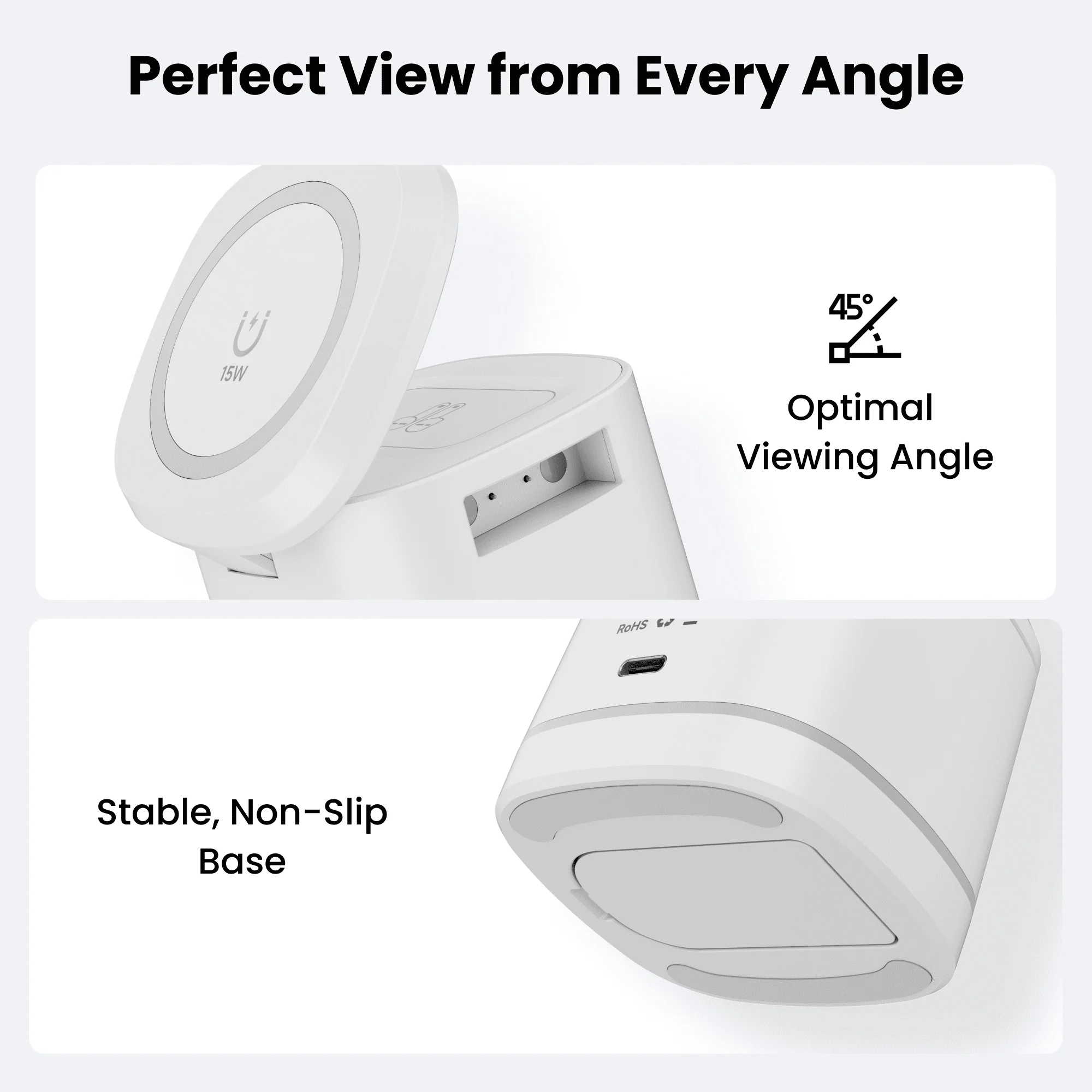 Gitryin Magnetic 3-in-1 Wireless Charging Station for 3C Devices - Image 5