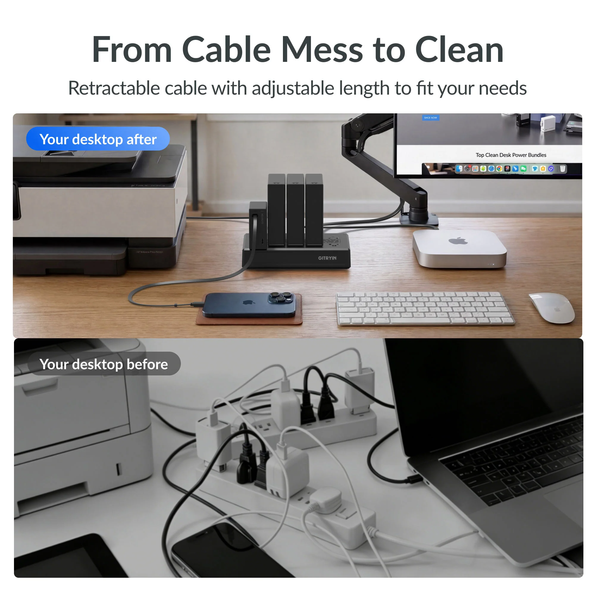 Gitryin Modular Charging Station with Smart Cooling Fan - Image 24