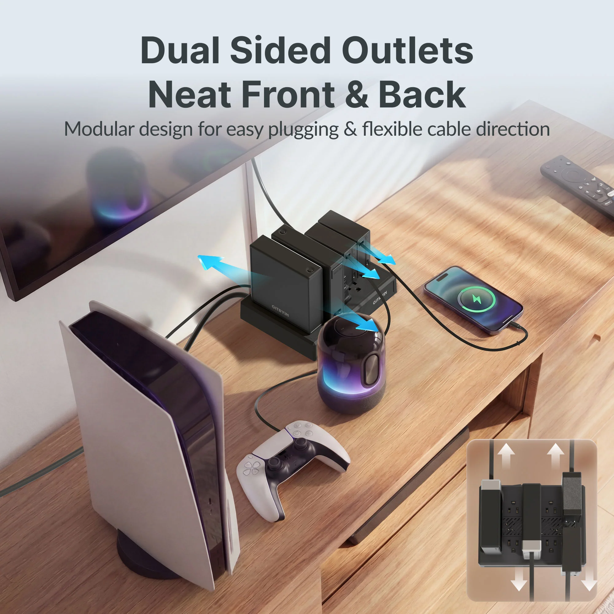 Gitryin Modular Charging Station with Smart Cooling Fan - Image 27