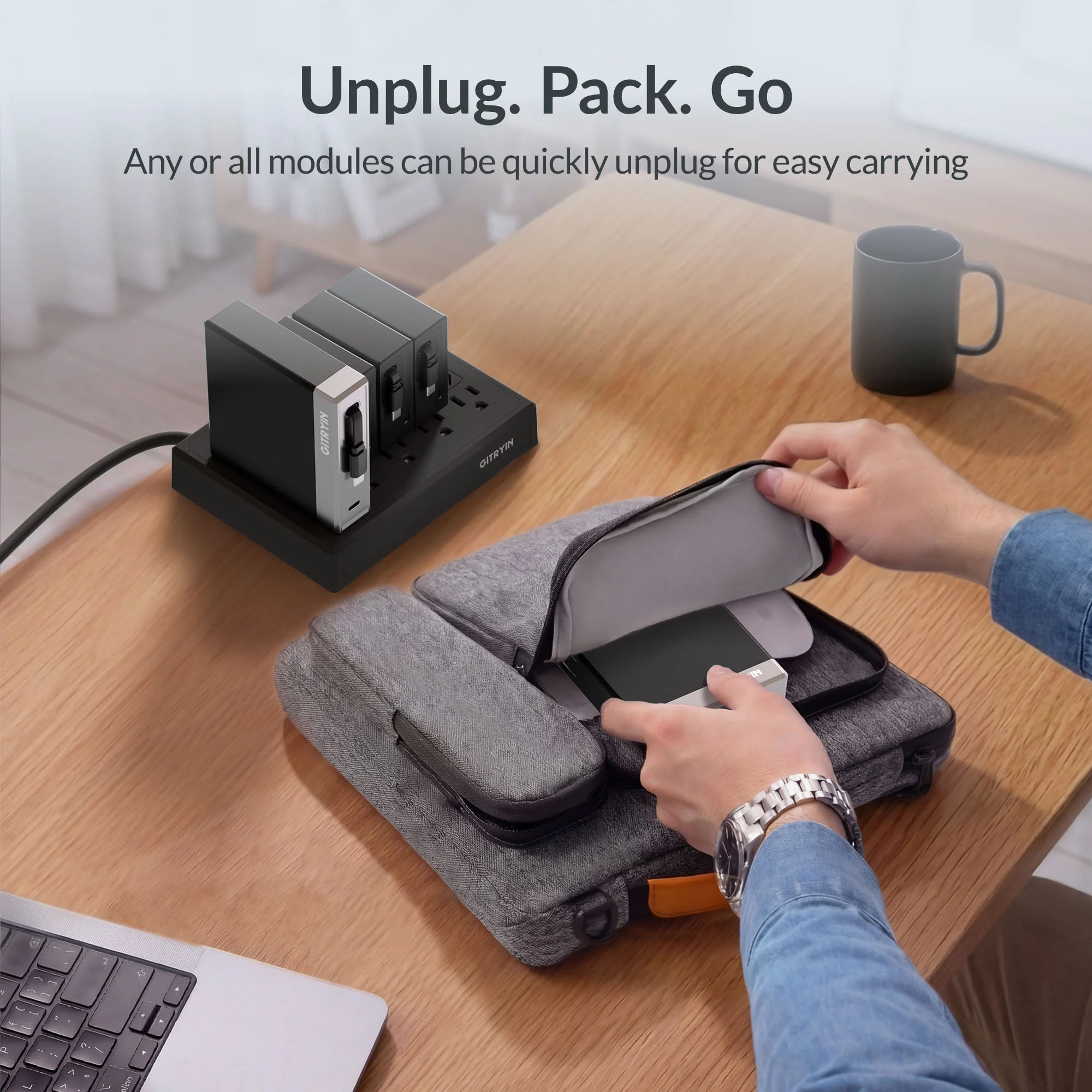 Gitryin Modular Charging Station with Smart Cooling Fan - Image 29