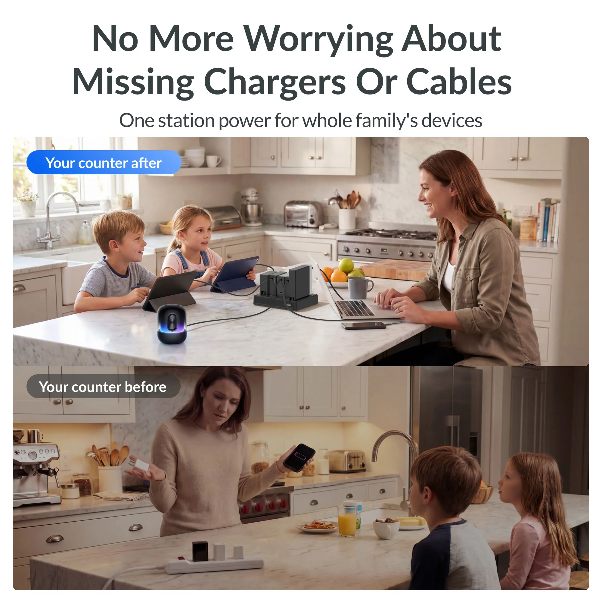 Gitryin Modular Charging Station with Smart Cooling Fan - Image 34