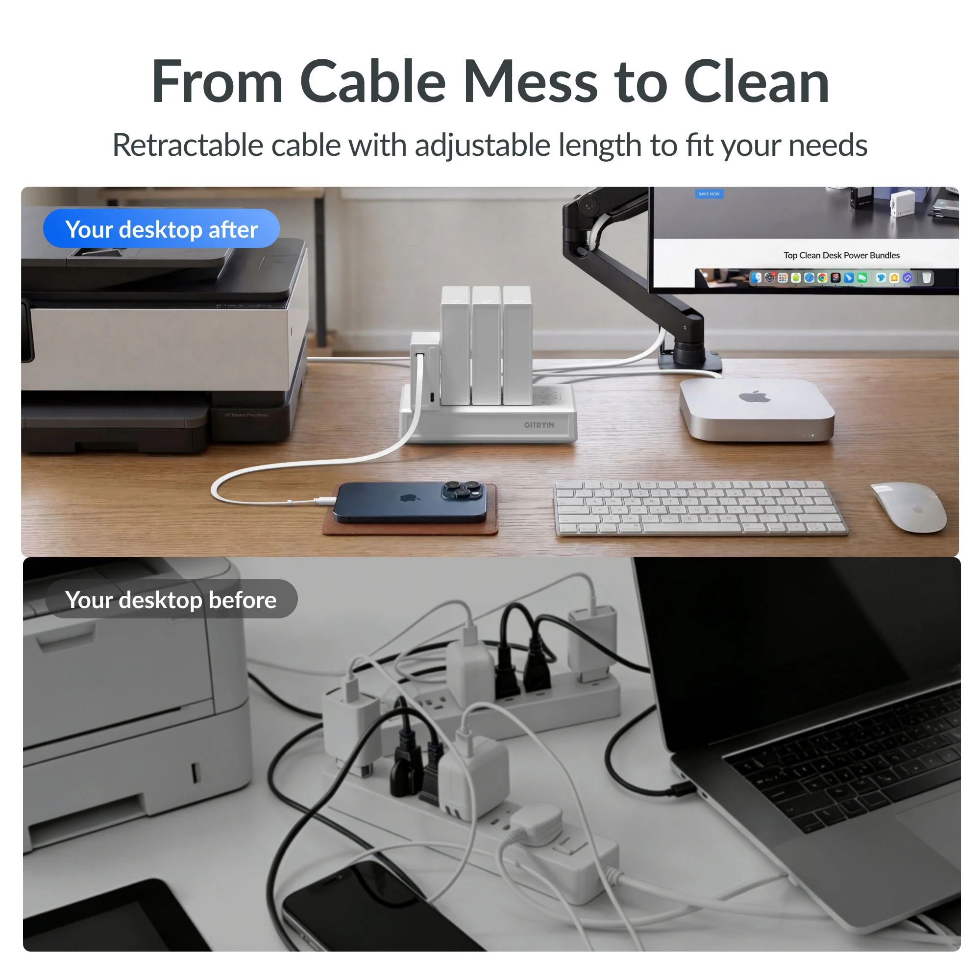 Gitryin Modular Charging Station with Smart Cooling Fan - Image 5