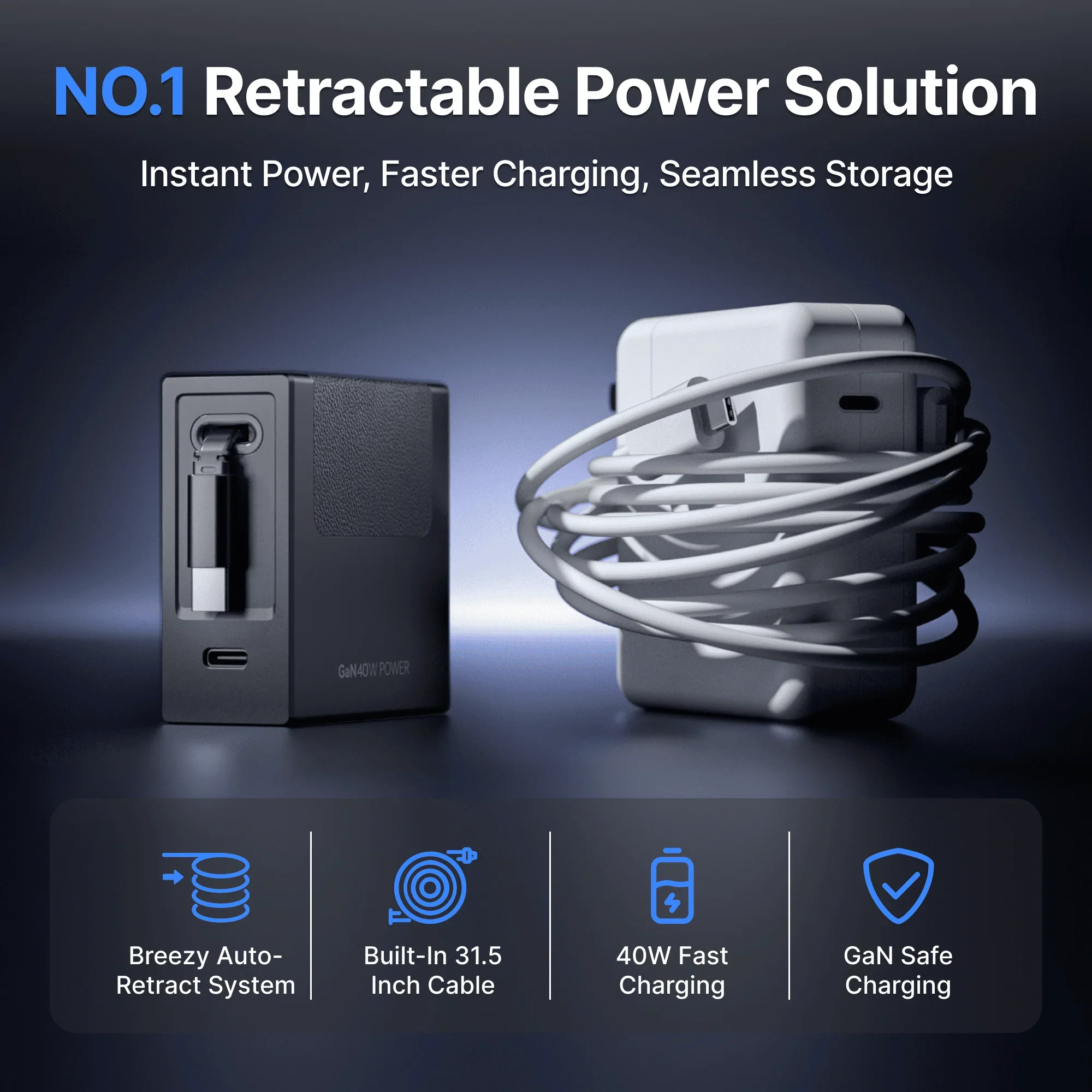 Gitryin Retractable 40W Charger for 3C Devices - Image 20