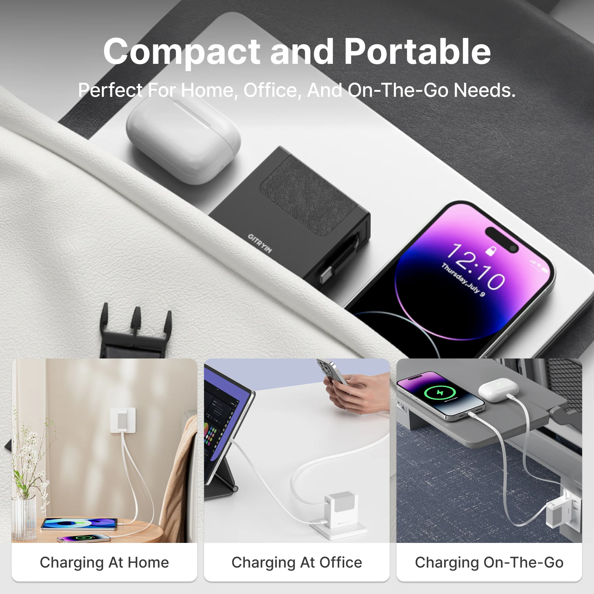 Gitryin Retractable 40W Charger - USB-C Cable - Image 17