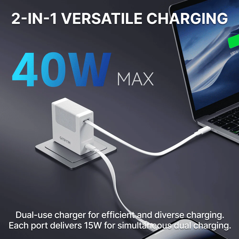 Gitryin Retractable 40W Charger - USB-C Cable - Image 4
