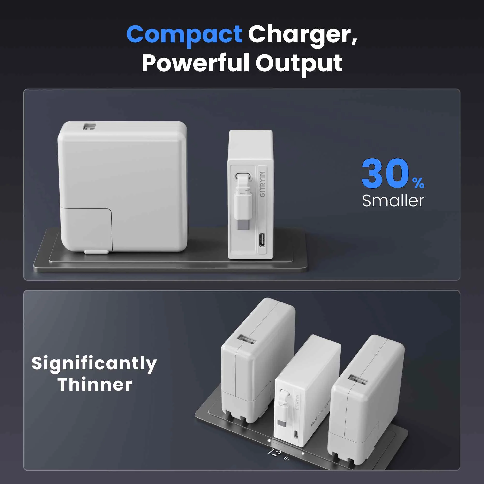 Gitryin Retractable 65W Fast Charger for 3C Devices - Image 7