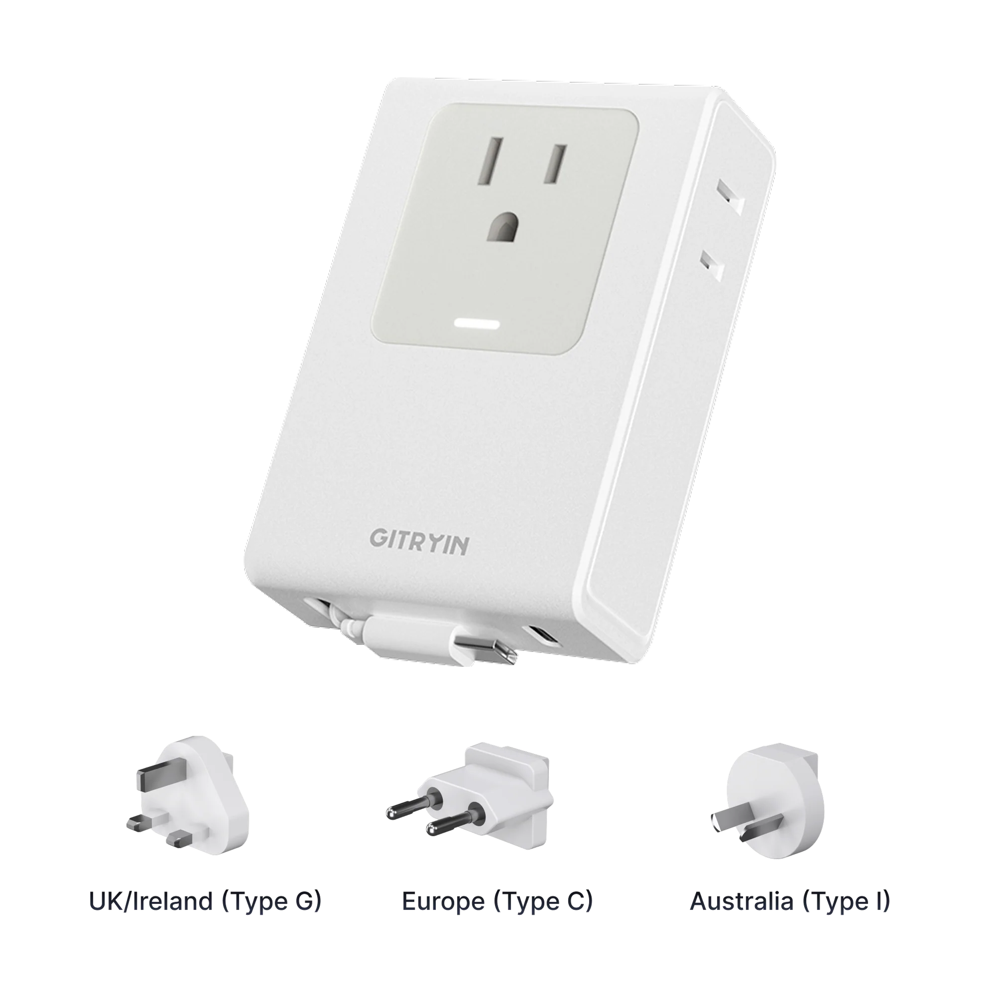 Gitryin Retractable Travel Adapter 5-in-1 - Image 8