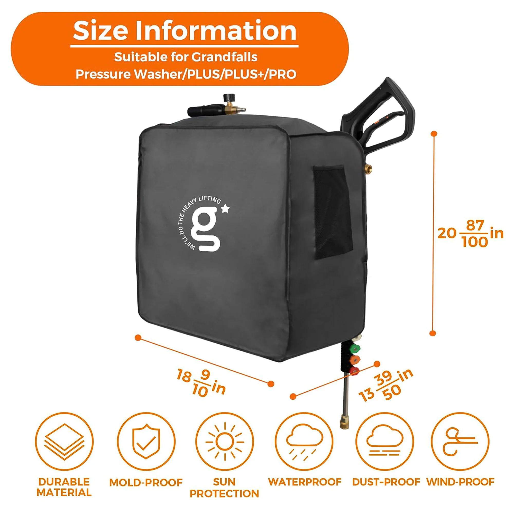 Grandfalls Retractable Pressure Washer Cover - Image 6