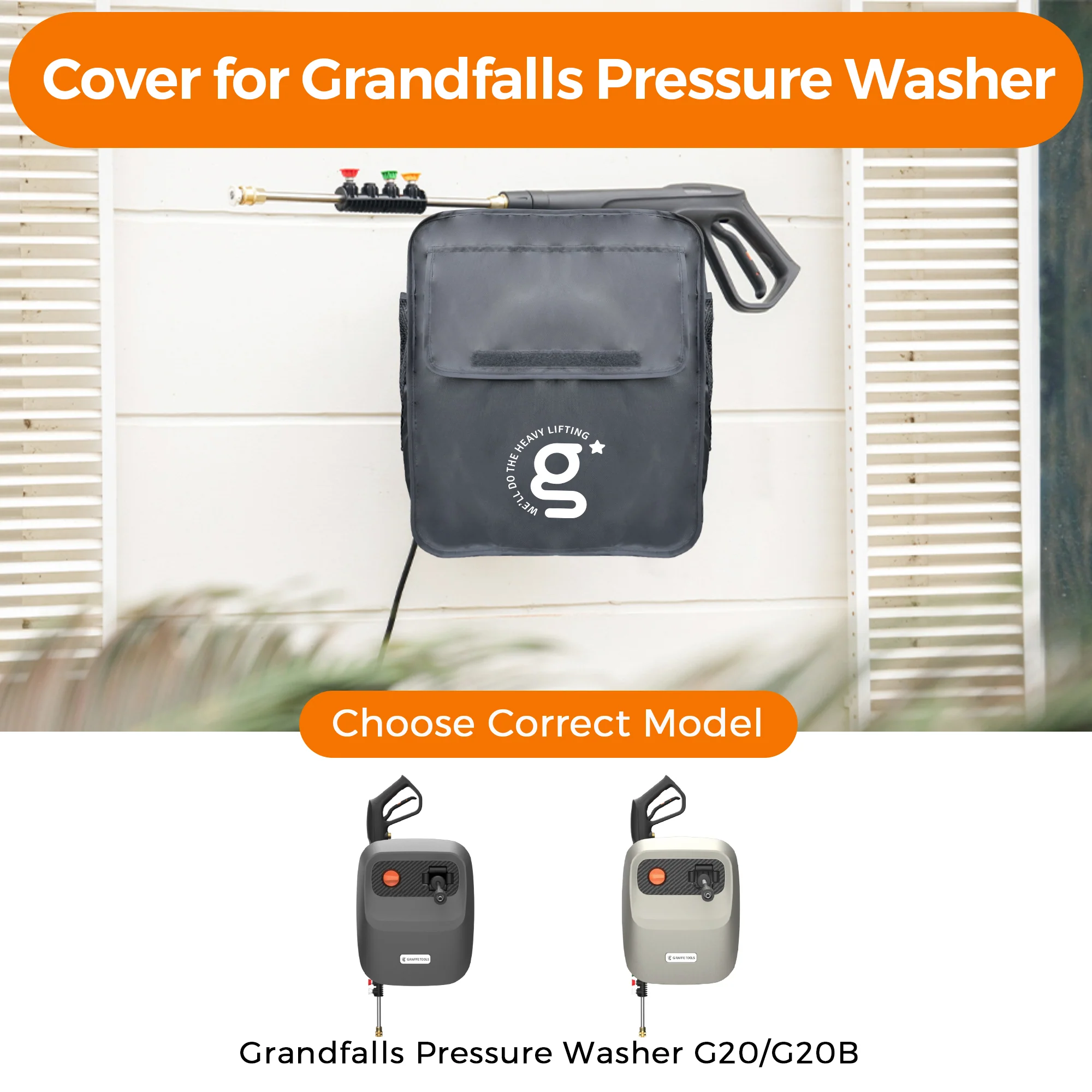 Grandfalls Retractable Pressure Washer Cover - Image 8