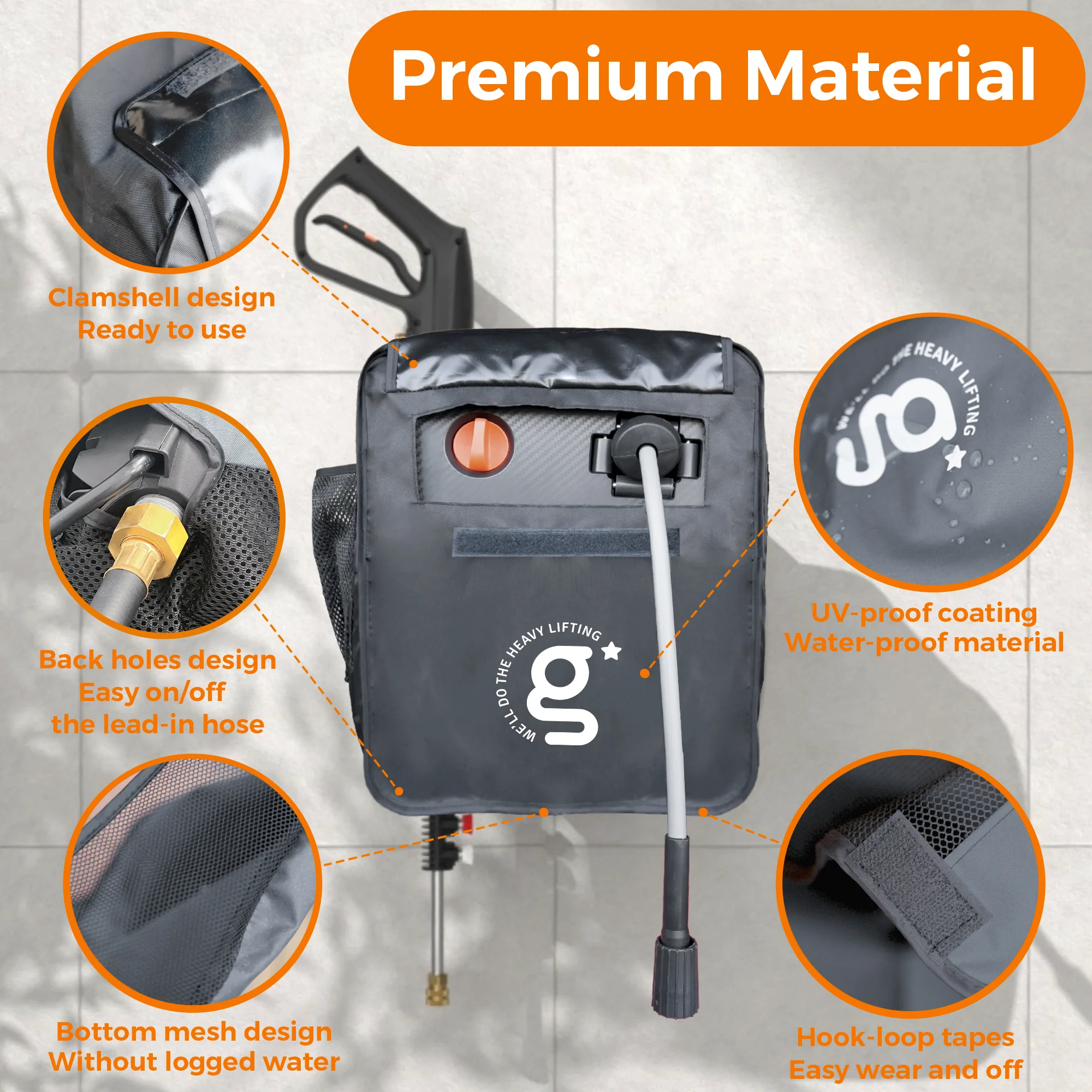 Grandfalls Retractable Pressure Washer Cover - Image 9