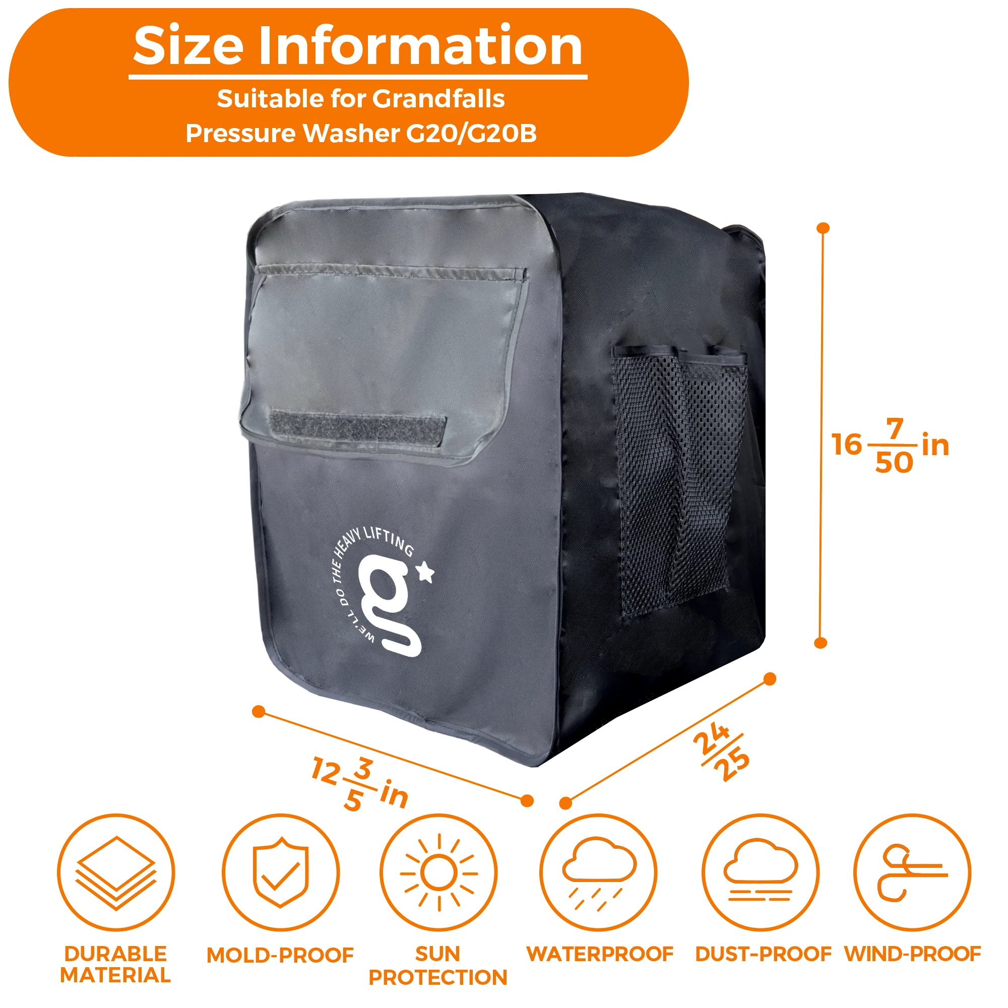 Grandfalls Retractable Pressure Washer G20 Cover - Image 6