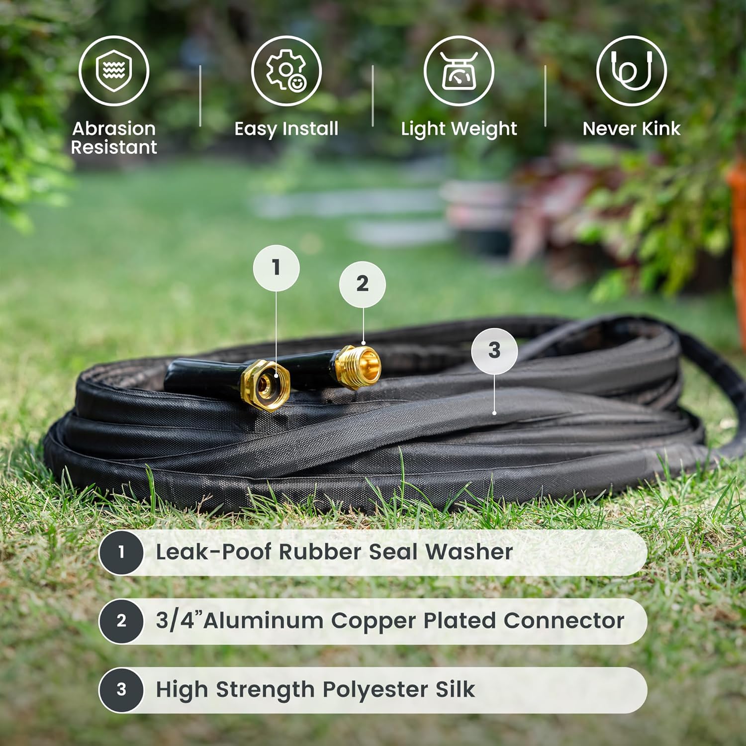Lay Flat Water Hose 25ft-100ft - Image 4