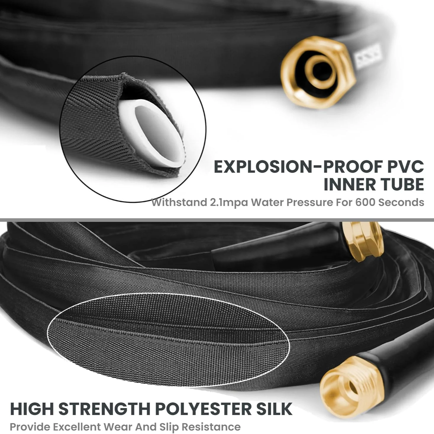 Lay Flat Water Hose 25ft-100ft - Image 5