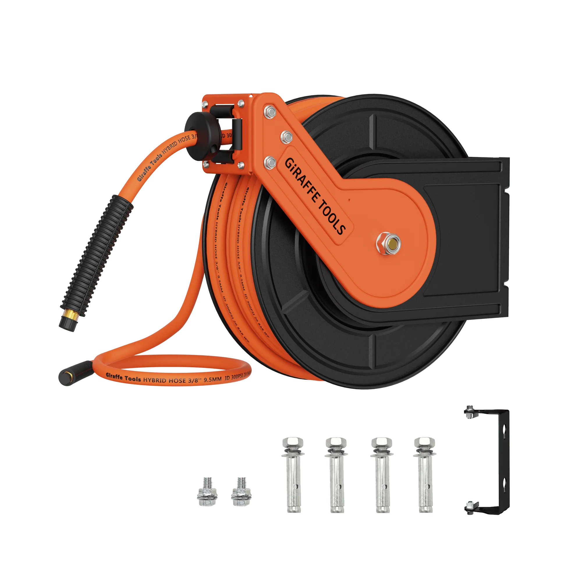Retractable Air Hose Reel-Alloy Steel Reel-3/8in 25ft-50ft - Image 12