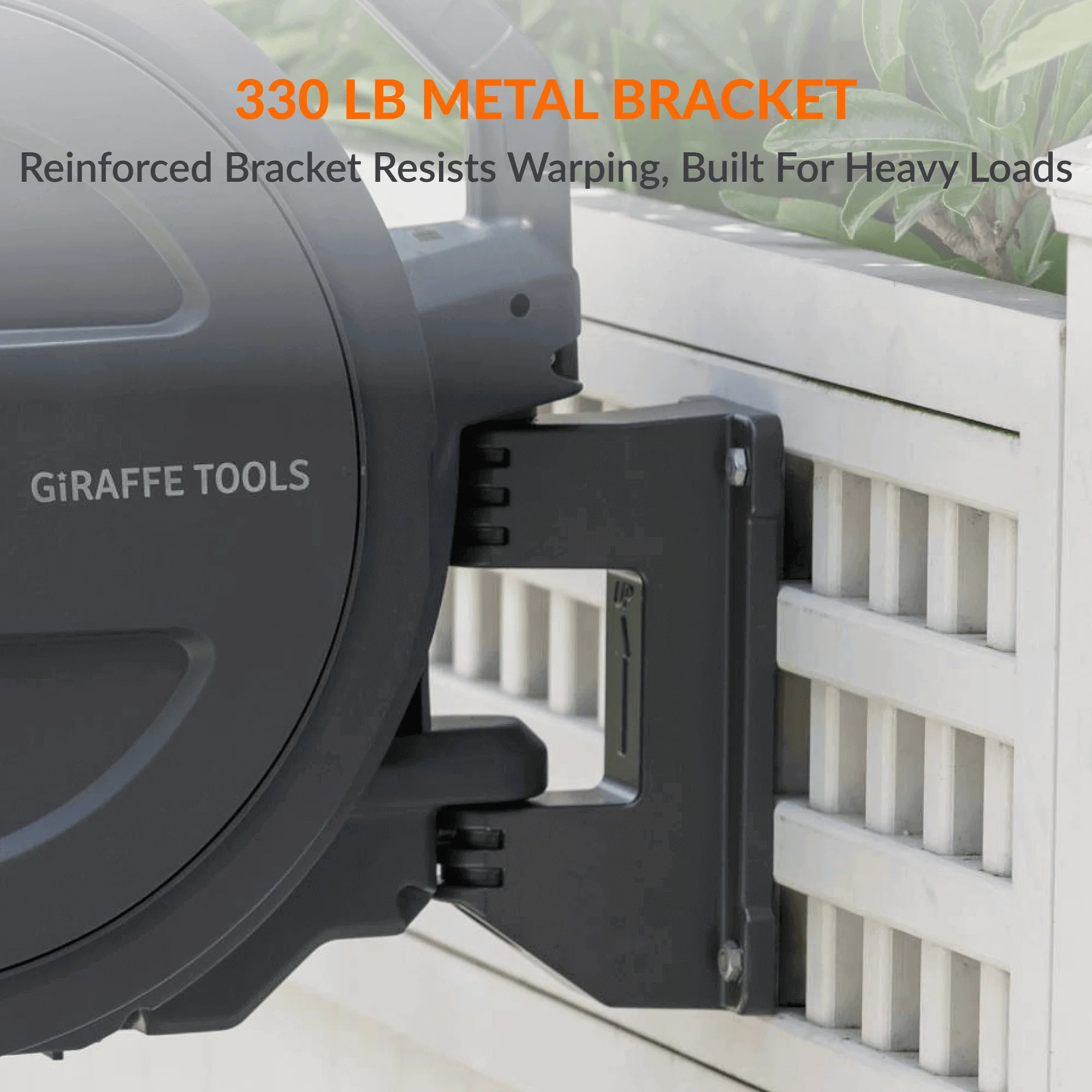 Retractable Garden Hose Reel-5/8in-90ft - Image 12