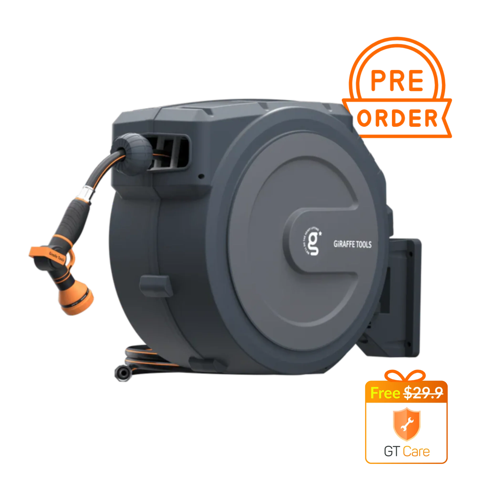Retractable Garden Hose Reel-5/8in-90ft - Image 14
