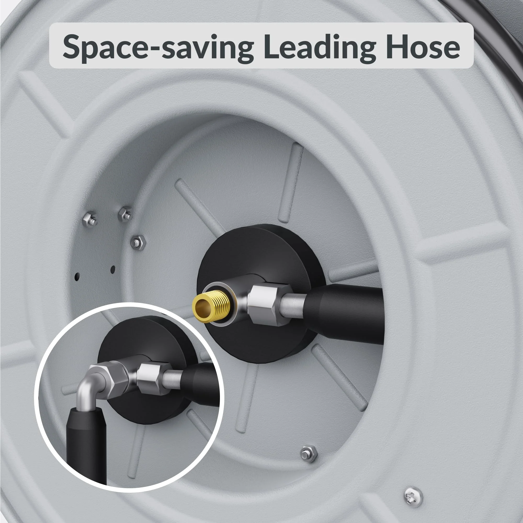 Retractable Pressure Hose Reel-1/4in - Image 5