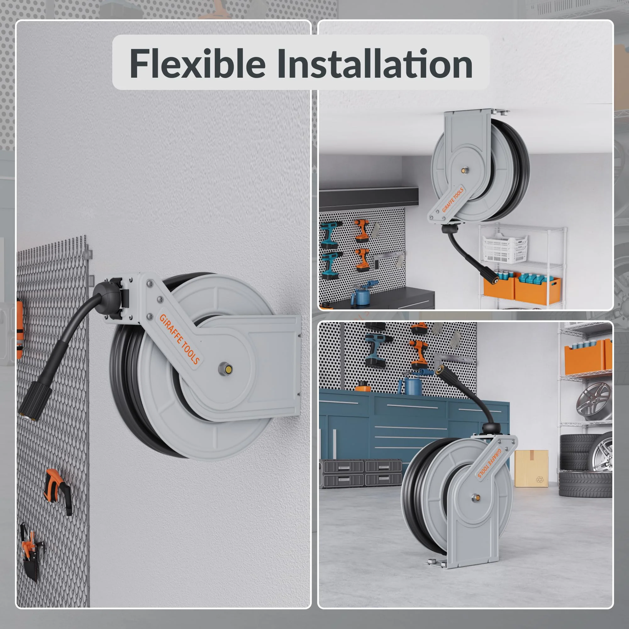 Retractable Pressure Hose Reel-1/4in - Image 8