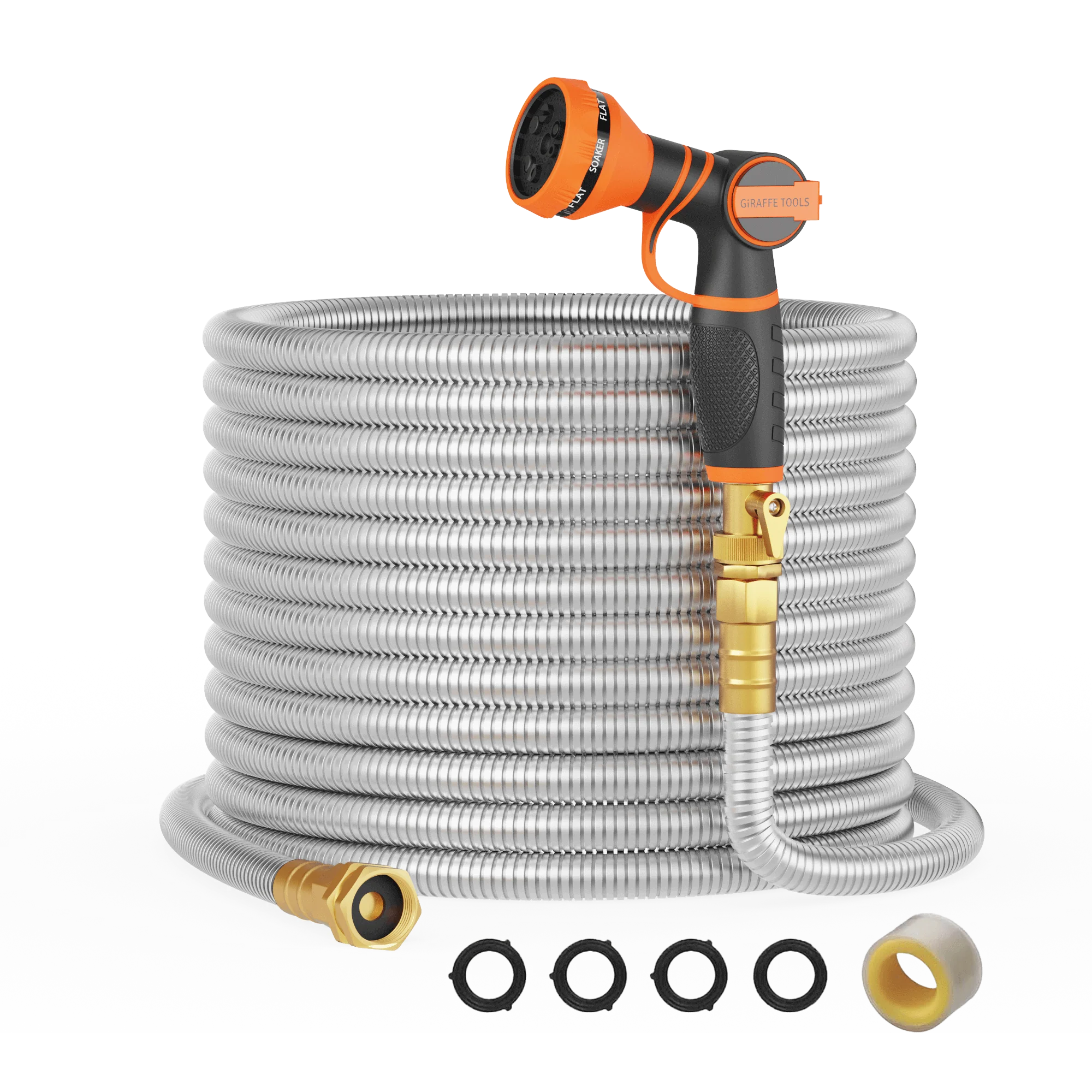 Stainless Steel Water Hose 25ft-100ft - Image 11