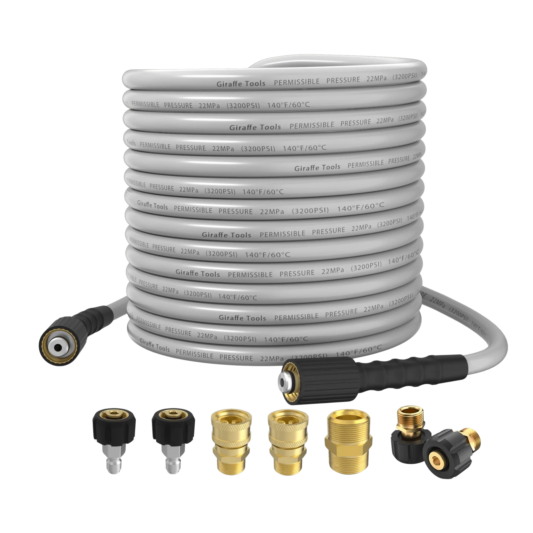 Super Flexible Power Washer Hose 25ft-100ft - Image 10