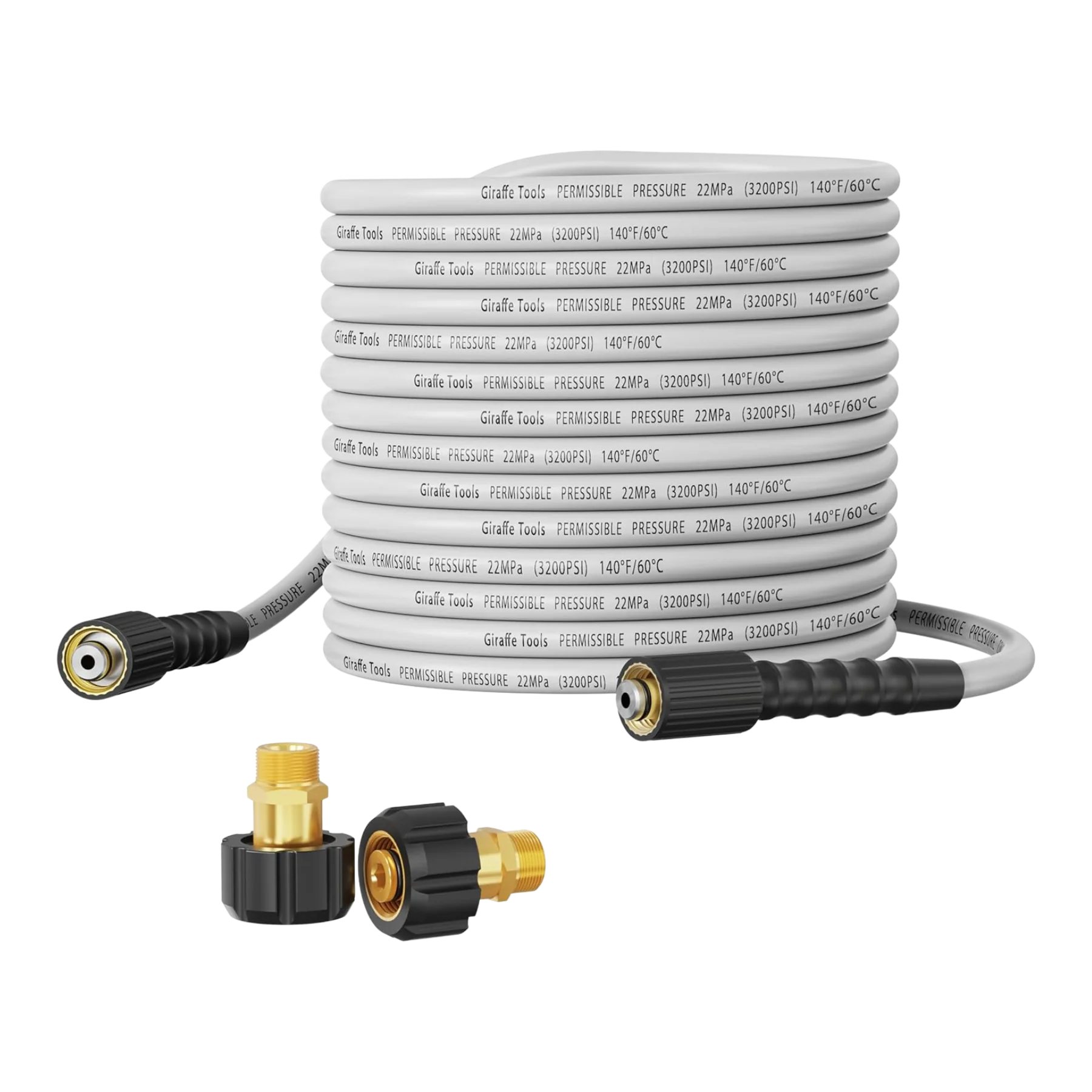 Super Flexible Power Washer Hose 25ft-100ft - Image 12