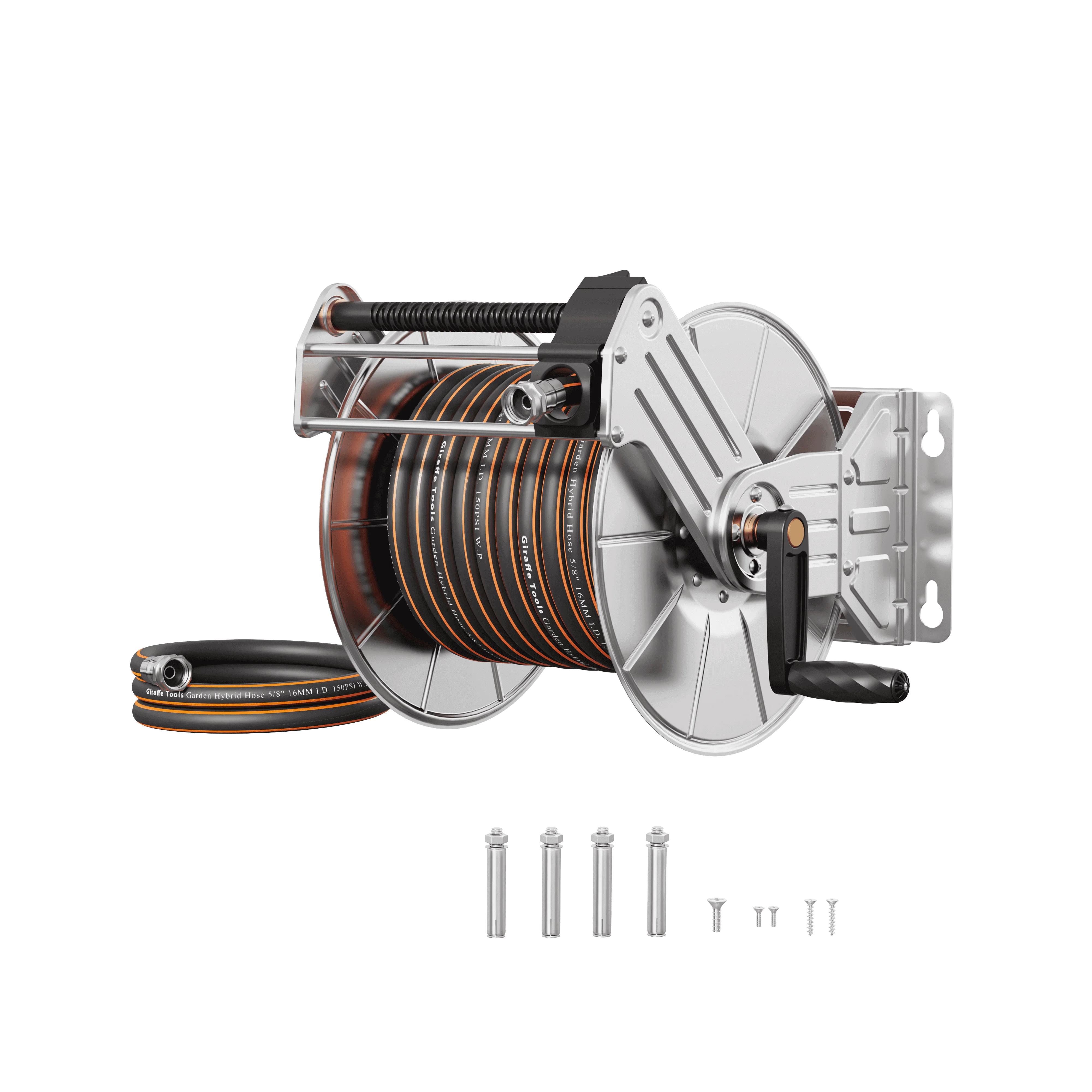 Wall Mounted Hose Reel-Stainless Steel-Heavy Duty - Image 9